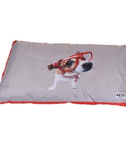 Dog Bed Cushion Padded - XL - Red