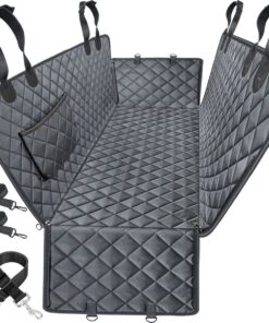 Dog Car Seat Cover Dog Hammock For Car Back Seats With Side Protection