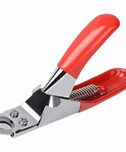Dog Cat Nail Clippers, Professional Pet Claw Trimmer - Red