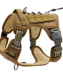 Dog harness vest - Brown L - L