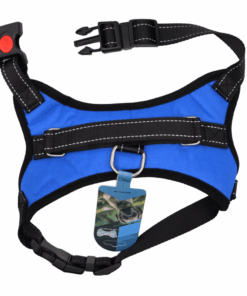 Dog Harness With Breathable Mesh Design & Adjustable Lock Button