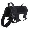 Dog Heavy Duty Harness Vest - Black M - M