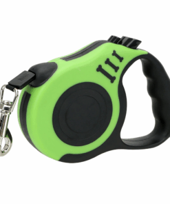 Dog Leash Retractable - 3M - Green, Black
