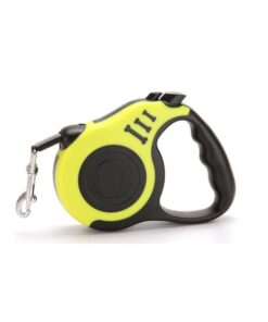 Dog Leash Retractable - 3M - Yellow, Black