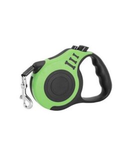 Dog Leash Retractable - 5M - Green, Black