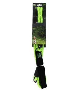Dog Leash with Matte Black Safety Clasp - Green
