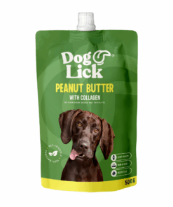 Dog Lick 500g Peanut Butter with Collagen for Dogs