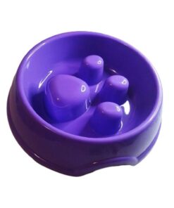 Dog Slow Feeding Bowl(small) - Purple
