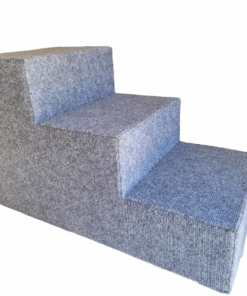 Dog steps for small to medium size dogs - Light Grey
