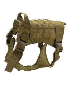 Dog tactical Harness Vest - Kahki L - L