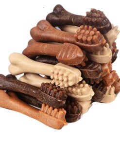 Dog Toys Pet Chews Toys Molar Toothbrush Shape Teeth Clean Stick 30 Piece