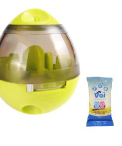 Dog Treat Ball/Food Dispenser/Interactive Toy with Wipes