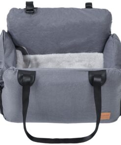 DogLemi 3-In-1 Inflatable Dog Car Seat Booster (49 x 42 x 30cm) with Pump