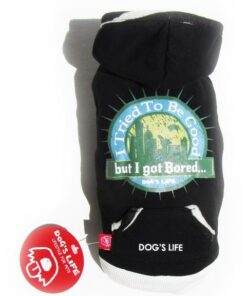 Dogs Life - Bored Tee Black - Extra-Small