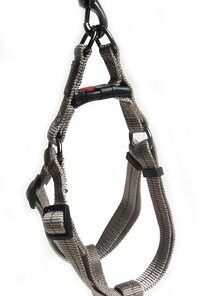 Dogs Life - Reflective Supersoft Webbing Harness - Grey - S