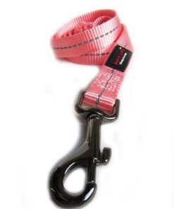 Dogs Life - Reflective Supersoft Webbing Leash - Pink - M