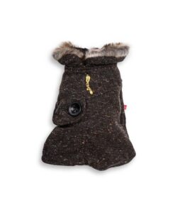 Dog's Life Winter Shawl Coat - Black - XS