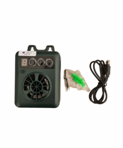 Dogs-Up Anti Dog Barking Ultrasonic Waterproof Rechargeable Device Green