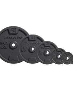 Domyos 28 mm Cast Iron Weight Training Weight - Range - Sold Individually - 10 kg