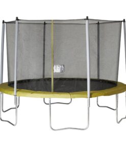 Domyos Round Trampoline with Safety Net Essential 365 green