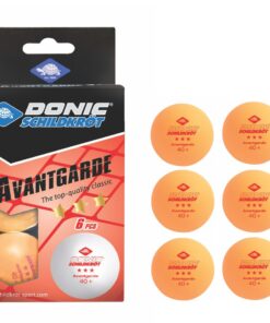 Donic-SchildkrÃ¶t Table Tennis Balls Avantgarde 3-Star Orange - 6 Pieces