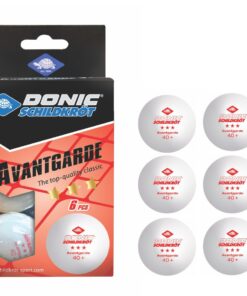 Donic-SchildkrÃ¶t Table Tennis Balls Avantgarde 3-Star White - 6 Pieces