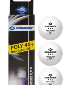 Donic-SchildkrÃ¶t Table Tennis Balls Champion 3-Star White - 3 pieces