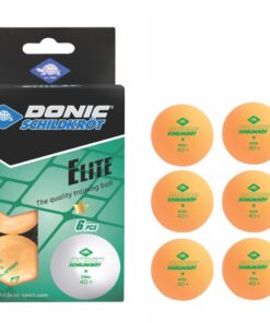 Donic-SchildkrÃ¶t Table Tennis Balls Elite 1-Star Orange - 6 Pieces
