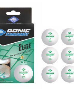 Donic-SchildkrÃ¶t Table Tennis Balls Elite 1-Star White - 6 Pieces