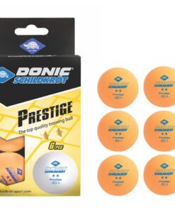 Donic-SchildkrÃ¶t Table Tennis Balls Prestige 2-Star Orange - 6 Pieces