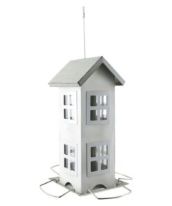 Double Bird Feeder - Assorted - Grey