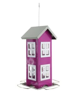 Double Bird Feeder - Assorted - Purple