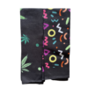 Double Delight: Set of 2 Funky Prints Cotton Bandanas for Versatile Style, - Black