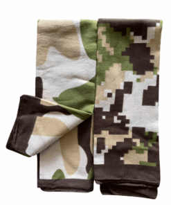 Double Delight: Set of 2 Funky Prints Cotton Bandanas for Versatile Style, - Brown