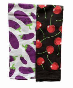 Double Delight: Set of 2 Funky Prints Cotton Bandanas for Versatile Style, - White