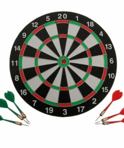 Double-Sided Dartboard Game Set