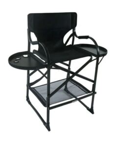 Double-Sided Tray-Stopped Makeup Artist Chair