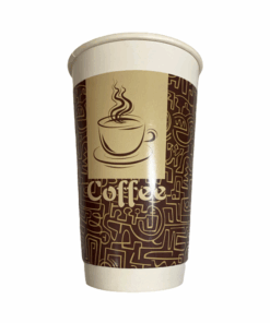 Double Wall Paper Coffee Cups - Coffee & Tea - Eco Friendly - 500ml