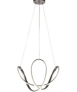 Dr Light Pendant Galaxy LED Satin Silver Style Light 8002