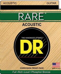 DR Strings RPL-10 RARE Phosphor-Bronze Acoustic Guitar Ex-Light 10-48