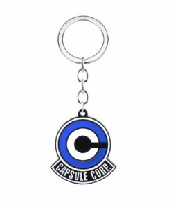 Dragon Ball Capsule Corp Logo Keychain