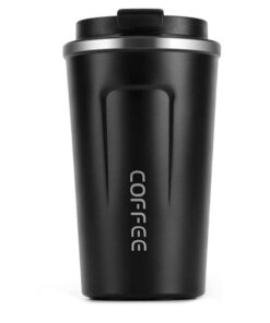 Dream World Stainless Steel Vacuum Travel Coffee Mug - 510ml - Black