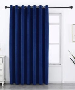 Dream World Stylist Readymade Eyelet Curtain Silky Velvet