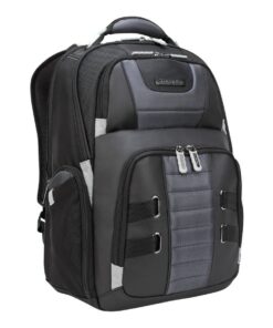 DrifterTrek 11.6-15.6" Laptop Backpack with USB Power Pass-Thru - Black