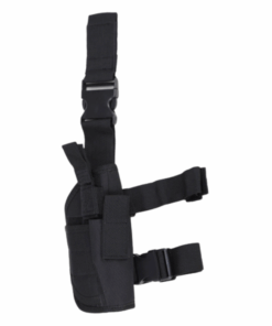 Drop Leg Gun Holster Tactical Army Pistol Gun Thigh Holster Pouch - Black