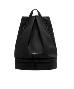 Dry And Wet Separated Waterproof Storage Swimming Bag BackpackâBlack