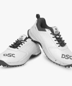 DSC Jaffa 22 Cricket Shoe - White/ Grey - UK 5