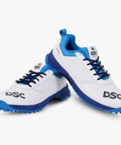 DSC Jaffa 22 Cricket Shoe - White/ Navy - UK 5