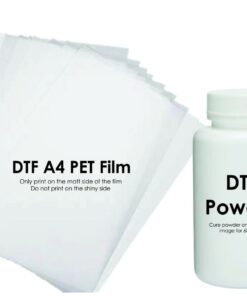 DTF Direct to Film Curing Powder250ml and A4 Film 20 pages
