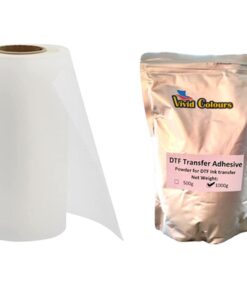 DTF PET Film 30cm x 100m and Direct to Film adhesive Powder 1000ml Combo
